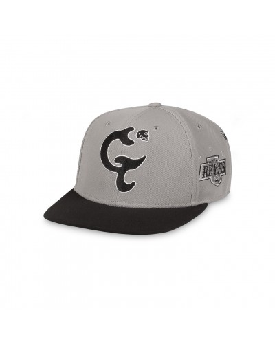 Gorra plana snapback Grimey Causing Panic grey black