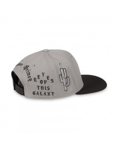 Gorra plana snapback Grimey Causing Panic grey black