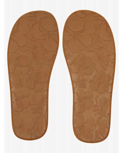 Sandalias cuña chica Roxy Sunset Dreams tan