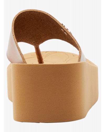 Sandalias cuña chica Roxy Sunset Dreams tan