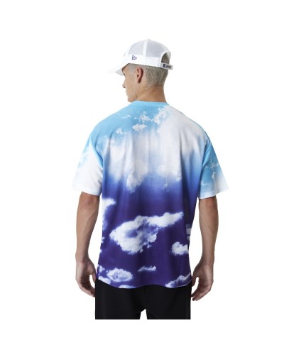 Camiseta New Era Los Angeles Lakers Sky AOP white blue