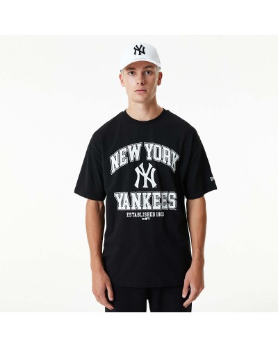 Camiseta New Era NY Yankees Arch Logo MLB black white