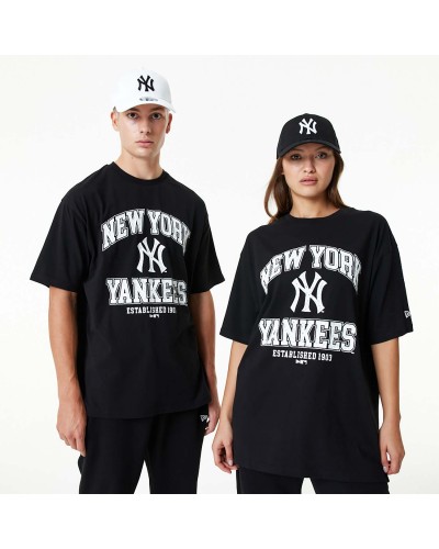 Camiseta New Era NY Yankees Arch Logo MLB black white