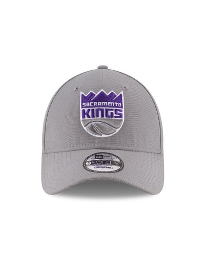 Gorra curva cierre velcro New Era Sacramento Kings grey