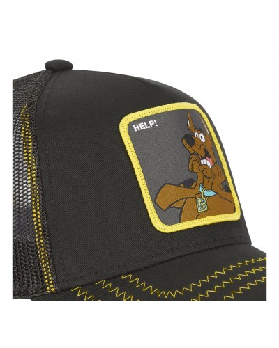 Gorra trucker CapsLab Scooby Doo black yellow