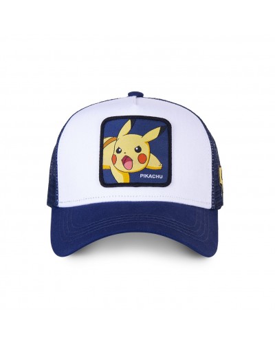 Gorra trucker CapsLab Pikachu navy white