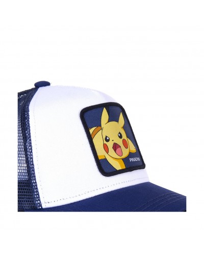 Gorra trucker CapsLab Pikachu navy white