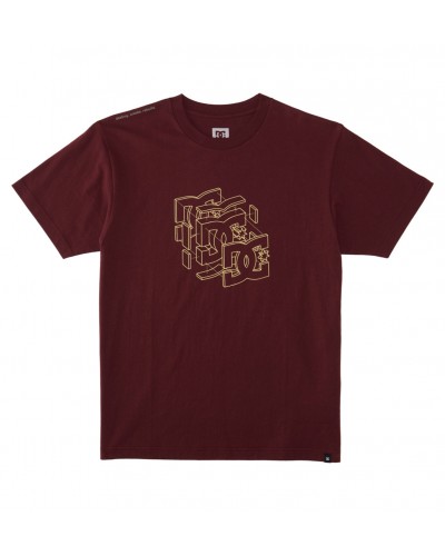 Camiseta DC Shoes Rebuild tawny port