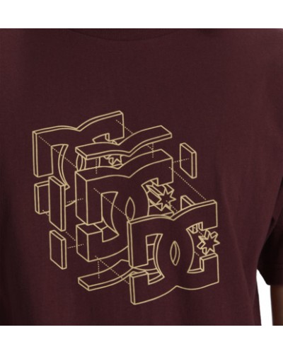 Camiseta DC Shoes Rebuild tawny port