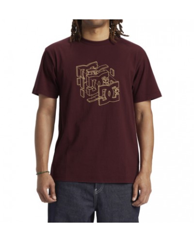 Camiseta DC Shoes Rebuild tawny port