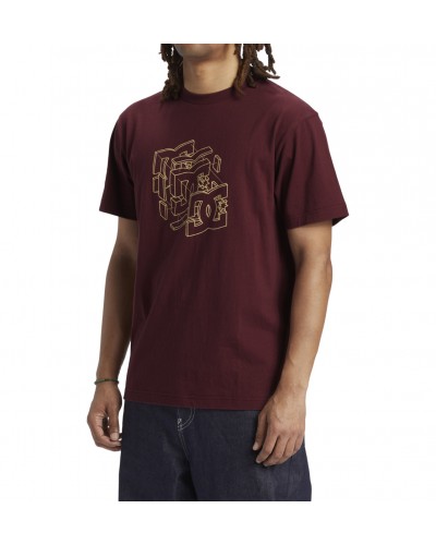 Camiseta DC Shoes Rebuild tawny port