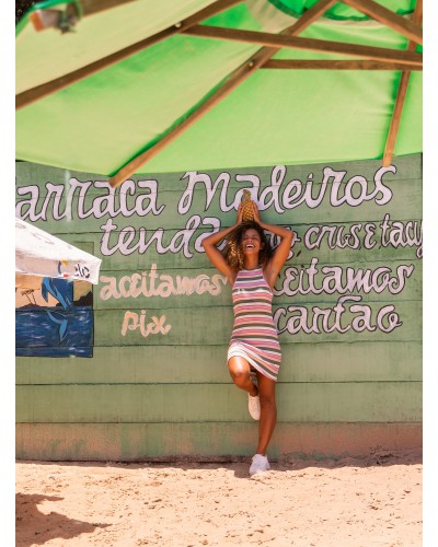 Vestido Roxy Back to Beautiful agave green