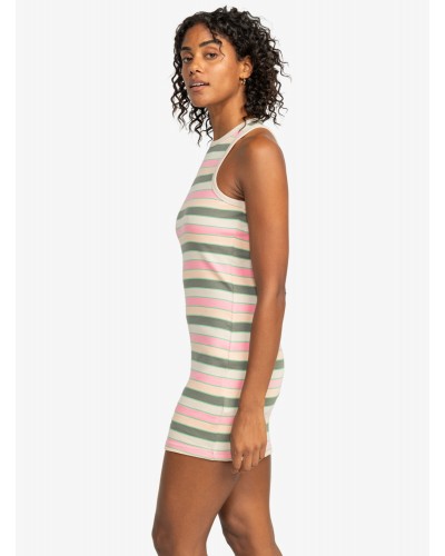 Vestido Roxy Back to Beautiful agave green