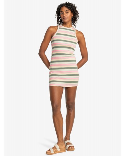 Vestido Roxy Back to Beautiful agave green