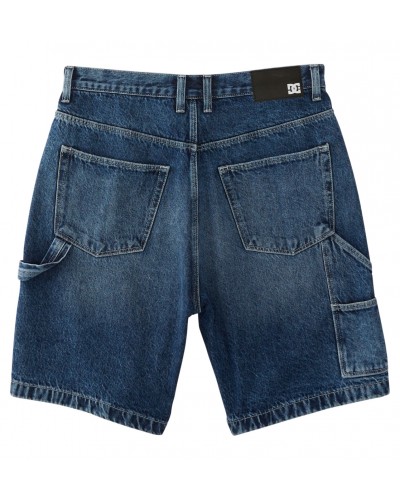 Pantalón corto vaquero baggy DC Shoes Carpenter 22" denim dark indigo