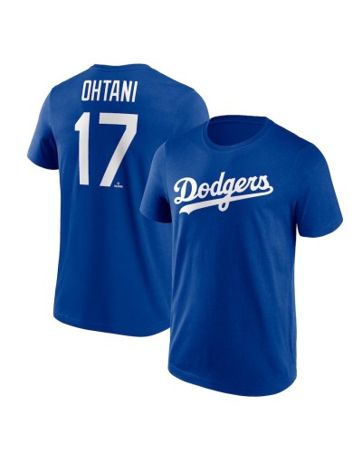 Camiseta Fanatics Los Angeles Dodgers Ohtani name & number royal