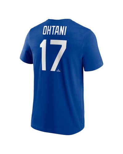 Camiseta Fanatics Los Angeles Dodgers Ohtani name & number royal