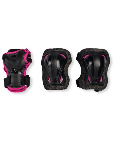 Pack Protecciones Junior Rollerblade Skate Gear black pink