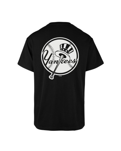 Camiseta 47 Brand NY Yankees Classic Back Logo jet black