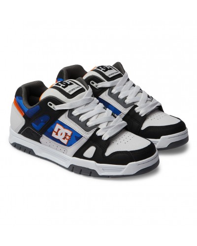 Zapatillas DC Shoes Stag white blue orange