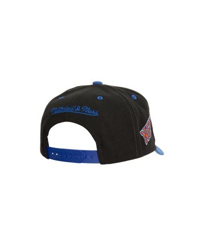 Gorra curva Mitchell & Ness Overbite Pro NY Knicks black royal orange