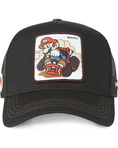 Gorra trucker CapsLab Mario Bros black black