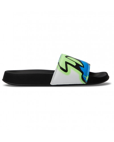 Chanclas DC Shoes Slide black stencil