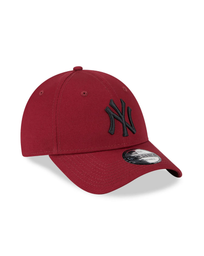 Gorra curva New Era 9Forty strapback NY Yankees burgundy black