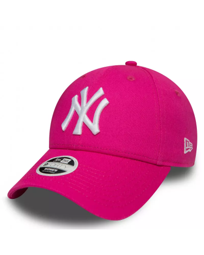 Gorra curva chica New Era 9Forty NY Yankees dark pink