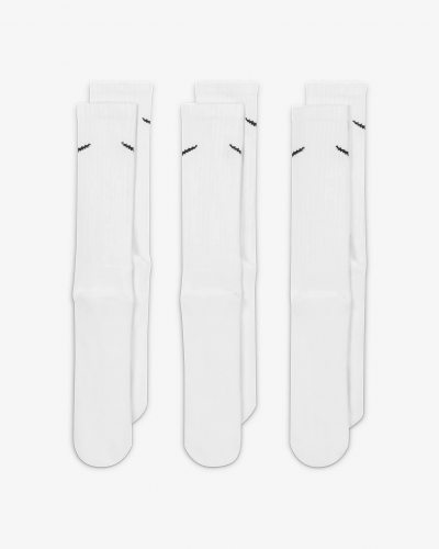 Pack 3 calcetines largos Nike Cushioned white