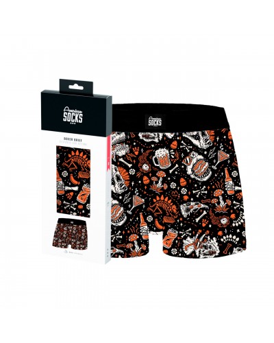 Calzoncillos boxer American Sox Slick Dinos black