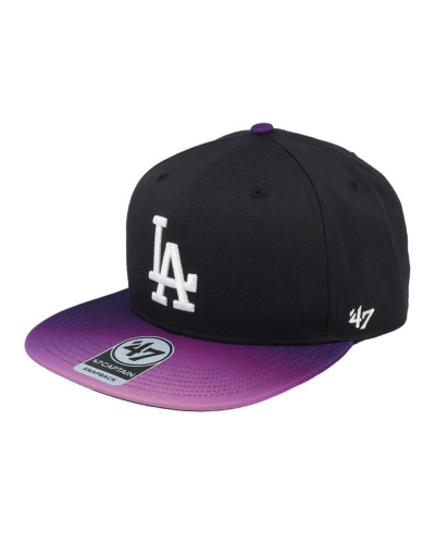 Gorra plana 47 Brand Los Angeles Dodgers Captain black