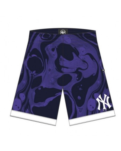 Shorts basket 47 Brand NY Yankees Enamel Twist purple black white