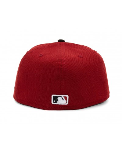 Gorra cerrada New Era 59Fifty Arizona DiamondBacks dark red black