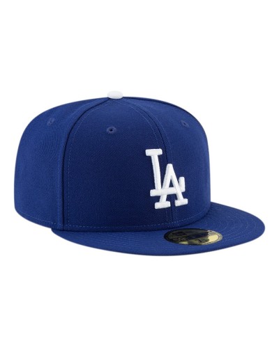 Gorra cerrada New Era 59Fifty Los Angeles Dodgers royal white