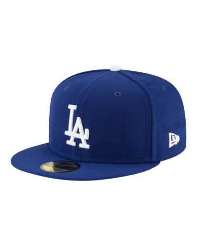 Gorra cerrada New Era 59Fifty Los Angeles Dodgers royal white