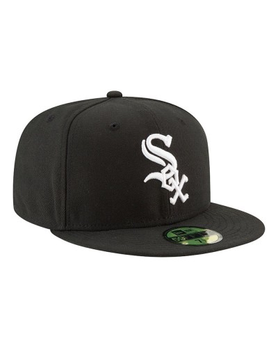 Gorra cerrada New Era Chicago White Sox black white