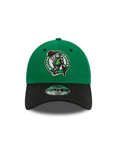 Gorra curva strapback New Era 9Forty Boston Celtics green black