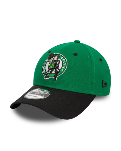 Gorra curva strapback New Era 9Forty Boston Celtics green black