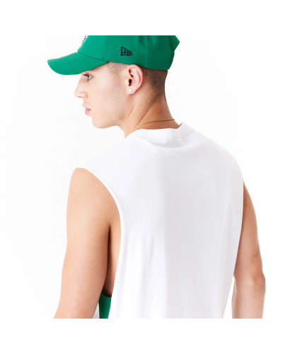 Camiseta tirantes New Era Boston Celtics Colour Block white green