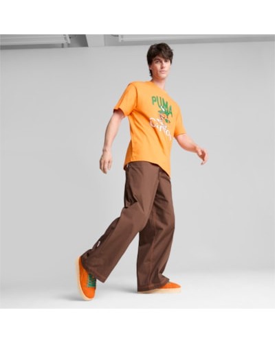 Pantalones cargo PUMA X Carrots brown orange