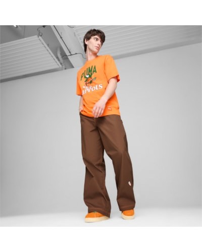 Pantalones cargo PUMA X Carrots brown orange