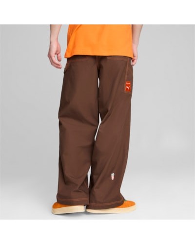 Pantalones cargo PUMA X Carrots brown orange