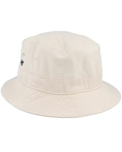 Bucket hat NY Yankees natural black logo