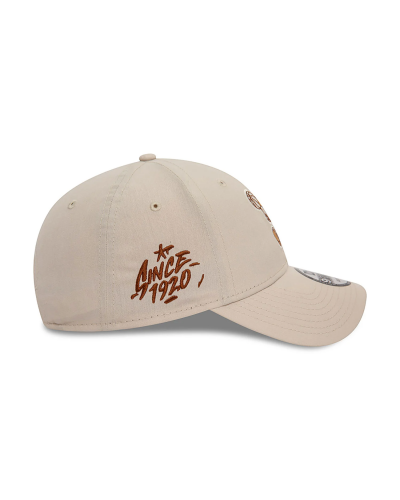 Gorra curva 9Forty New Era Basketball Pizza beige