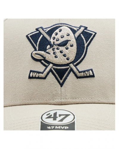 Gorra curva 47 Brand Anaheim Ducks MVP bone natural