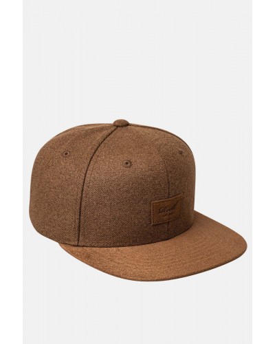 Gorra plana Reell Suede latte brown