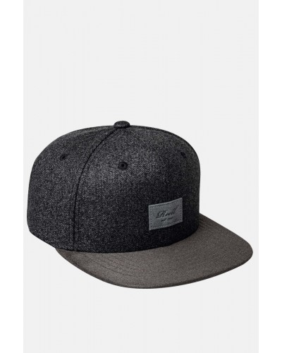 Gorra plana Reell Suede cap gravel grey