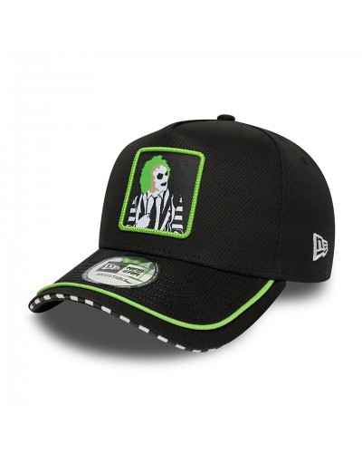 Gorra curva New Era 9 Forty E Frame Beetlejuice Piping black