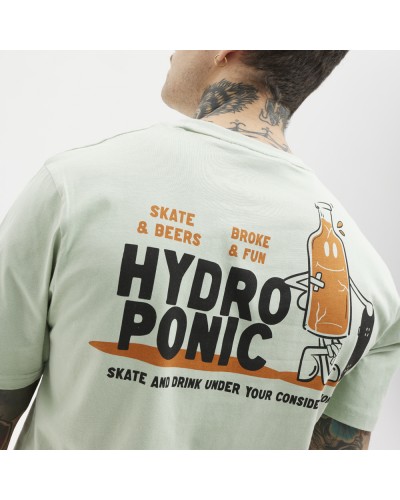 Camiseta Hydroponic Beer smoke green